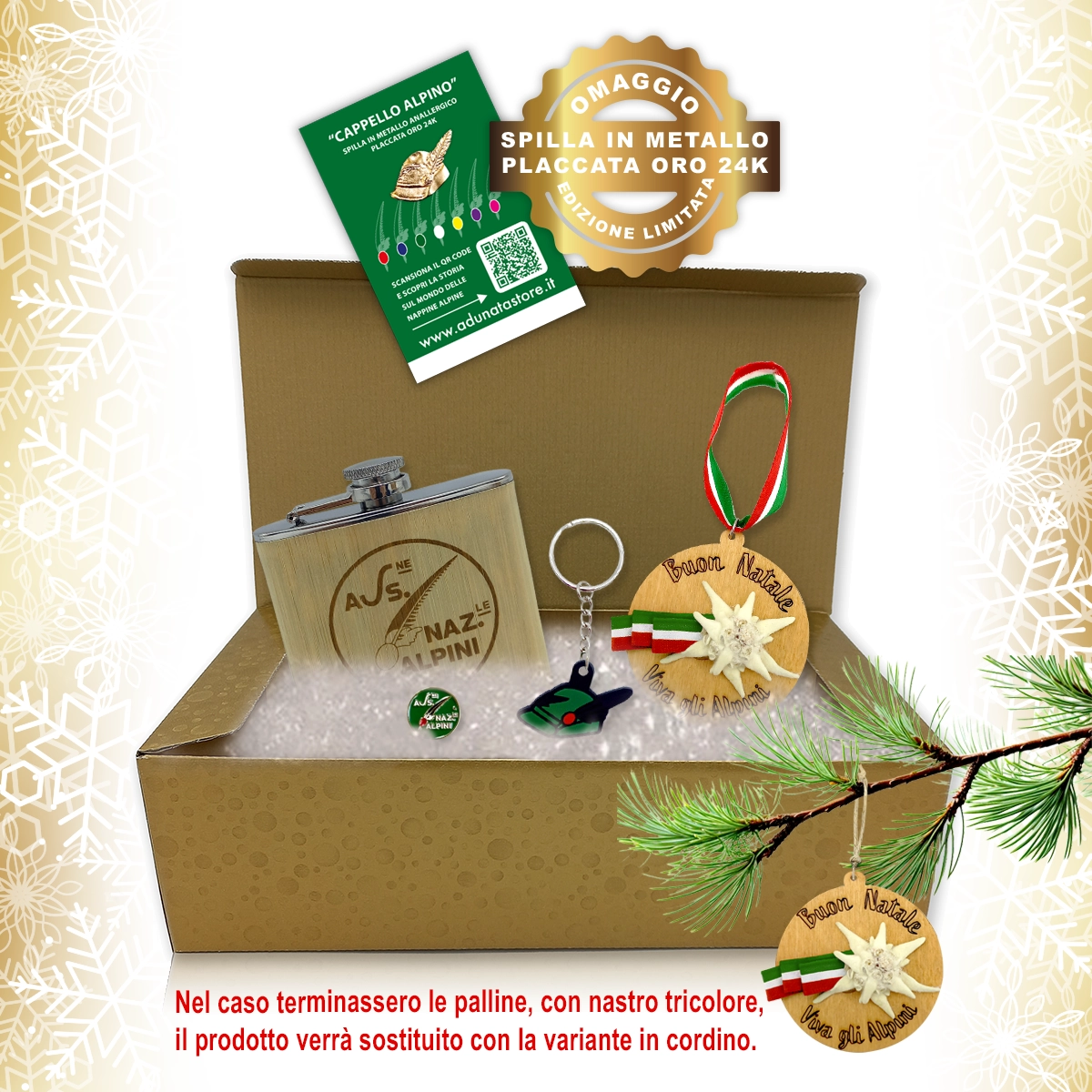 Box Natale Alpini (BOX 1) <br>Dedicato ai prodotti A.N.A.